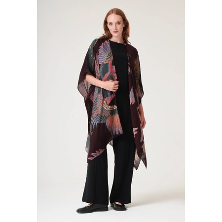 One Hundred Stars Wool Throwover - Purple