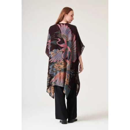 One Hundred Stars Wool Throwover - Purple