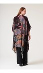 One Hundred Stars Crane Plum Wool Throwover  