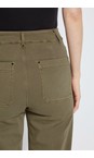 Lyssé Antique Smoked Olive Erin Antique Smoked Olive Wide Leg Denim Jean  