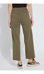 Lyssé Antique Smoked Olive Erin Antique Smoked Olive Wide Leg Denim Jean  