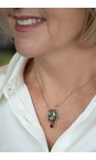 Bill Skinner Gold Bejewelled Beetle Pendant Necklace  