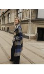 Masai Clothing Navy Blazer MaTasoula Boucle Check Coat  