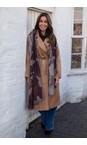 Masai Clothing Autumnal MaArtiea Jacquard Print Scarf  