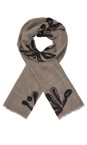 MaAzima Print Wool Scarf