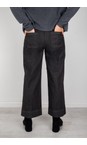 Robell Black 90 Debby 09 Crop Wide Leg Jean  