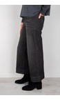 Robell Black 90 Debby 09 Crop Wide Leg Jean  