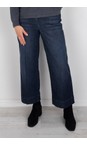 Robell Navy 69 Debby 09 Crop Wide Leg Jean  