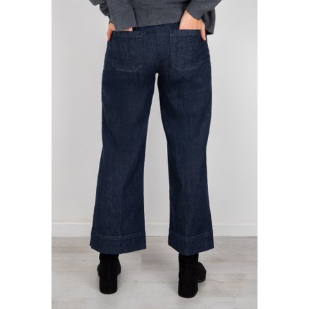 Robell Debby 09 Crop Wide Leg Jean - Blue