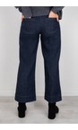 Robell Navy 69 Debby 09 Crop Wide Leg Jean  