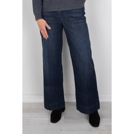 Robell Debby Navy Parallel Jean - Blue