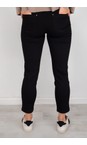 Robell Black 90 Nena 09 Black Ankle Zip Cropped Powerstretch Jean  
