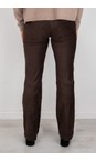 Robell Dark Brown 39 Joella Dark Brown Stretch Suede Bootleg Trouser  