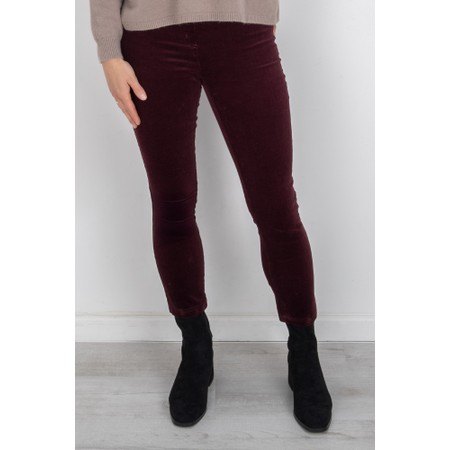 Robell Rose 09 Needlecord Slimfit Trousers - Purple