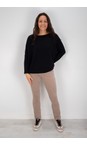 Robell Beige 14 Bella Beige Needlecord Full Length Trouser  