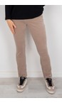 Robell Beige 14 Bella Beige Needlecord Full Length Trouser  