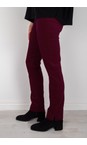 Robell Bordeaux 561 Marie Stretch Velvet Trouser  