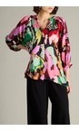 Sahara Multi Floral Collage Print Top  