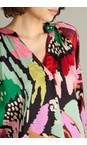 Sahara Multi Floral Collage Print Top  