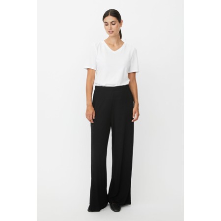 Masai Clothing MaPirista Black Wide Leg Trouser - Black