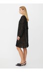Masai Clothing Black  MaNolindria Foil Print Dress  