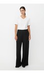 Masai Clothing Black  MaPirista Black Wide Leg Trouser  