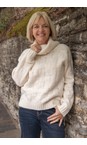Skatie Ivory Weft Knitted Sweater  