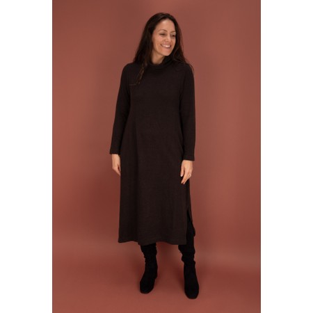 Mama B Tosca U Moro Long Fleece Dress - Brown