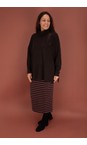 Mama B Riga Moro Lilla R Stripe Fleece Skirt  