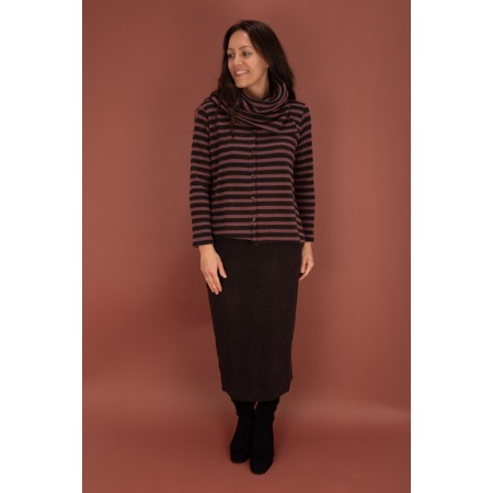 Mama B Lilla U Moro Plain Fleece Skirt - Brown