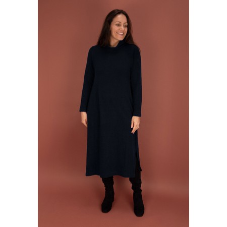 Mama B Tosca U Notte Long Fleece Dress - Blue