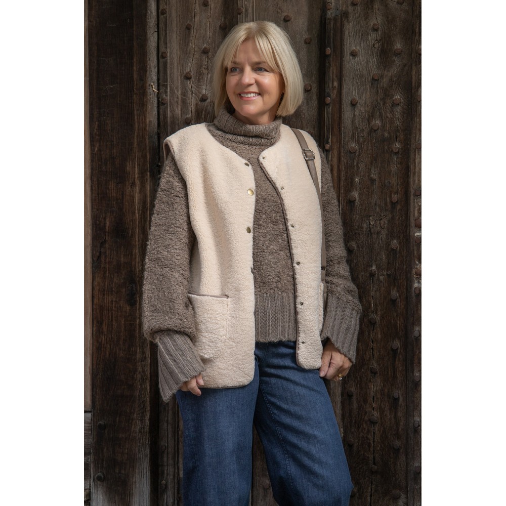 Chalk Abby Polar Gilet Polar