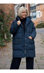 Masai Clothing Moonlit Ocean MaThilde Print Down Coat  