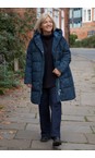 Masai Clothing Moonlit Ocean MaThilde Print Down Coat  