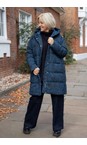 Masai Clothing Moonlit Ocean MaThilde Print Down Coat  