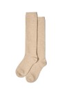 Chalk Oatmeal Cosy Oatmeal Cashmere Wool Lounge Socks  
