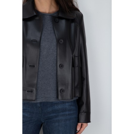 Robell Hilda Faux Leather Jacket - Black