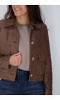 Robell Almond 18 Hilda Stretch Suede Jacket  