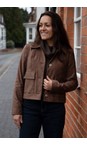 Robell Almond 18 Hilda Stretch Suede Jacket  