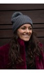 RINO AND PELLE Night / Night Pom Aaf Beanie Hat With Faux Fur Pom  