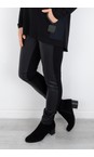 Naya Black  Naya Black Leatherette Legging  