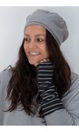 Mama B Riga Antracite Cotto R Riga Antracite Wide Stripe Gloves  