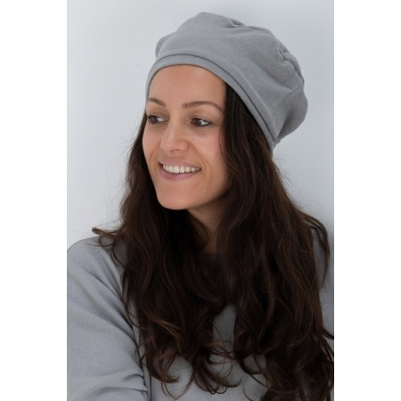 Mama B Basko U Nebbia Plain Beret - Grey