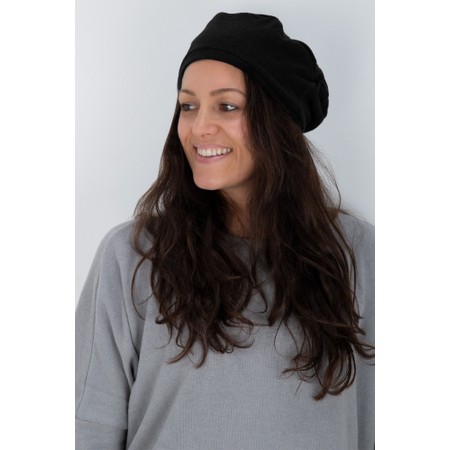 Mama B Basko U Nero Plain Beret - Black