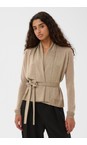 InWear Dull Gold Thani Gold Short Cardigan  