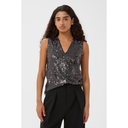 InWear Kimba Silver Top - Metallic