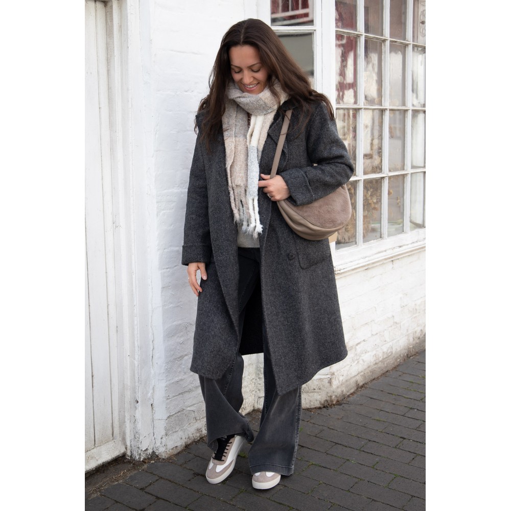 Mos Mosh Lucca Barkley Wool Coat 819 Phantom