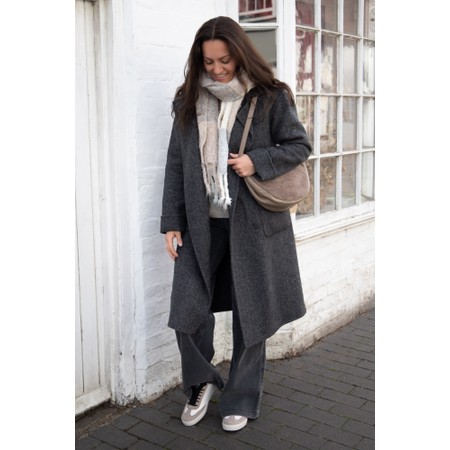 Mos Mosh Lucca Barkley Wool Coat - Brown