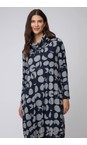 Sahara Night / Dove Textured Brushed Spot Bubble Dress  