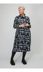 Sahara Night / Dove Textured Brushed Spot Bubble Dress  